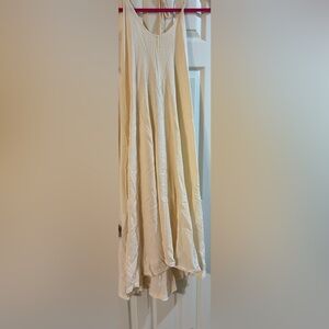 Elan’s Daughter Buttercream Midi Low Back Dress NWT med